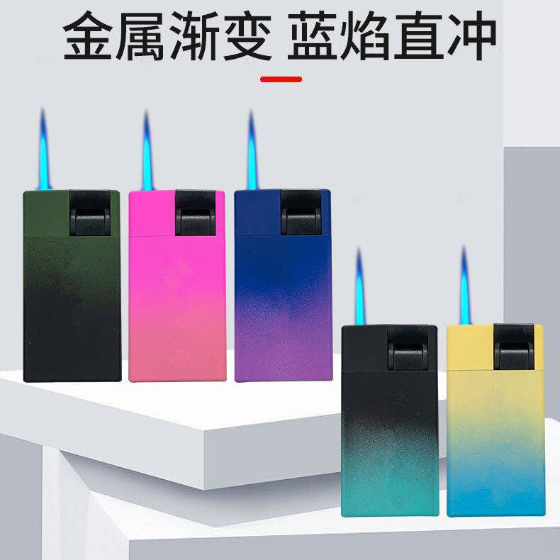 户外充气直冲防风金属打火机正品公司广告定制印字潮流超值爆款