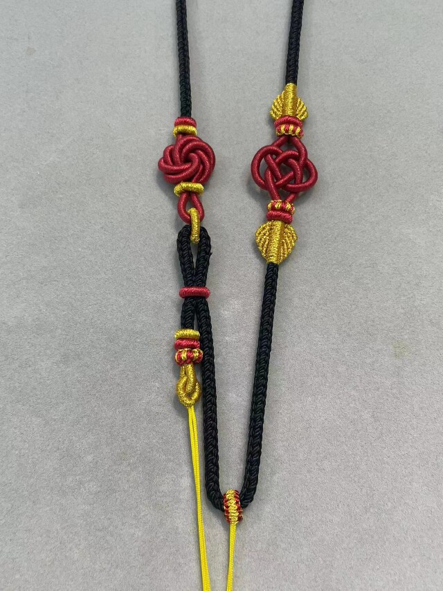 手编曼陀罗金钱结吉祥结项链绳,可定制各种款式颜色(配件单算)