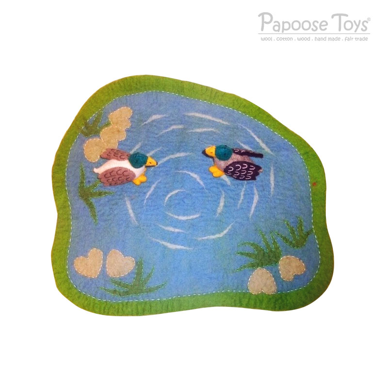 toys澳洲池塘鸭子羊毛家居玩具