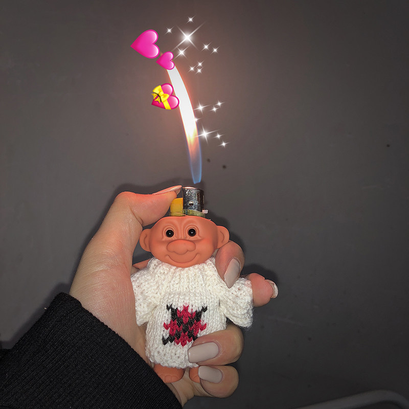 卷入REELITIN 巨魔娃娃打火机套土酷创意个性霹雳复古蹦迪小玩具在类目 ZIPPO/瑞士军刀/眼镜, 品牌打火机及配件, 打火机配件/工具, 皮套中 - 来自Buy2taobao.com提供专业的淘宝代购服务