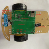 Stm32单片机智能轮椅小车语音识别操控避障寻迹小车地图APP摄像头