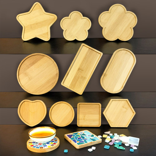 DIY马赛克杯垫底胚儿童手工材料