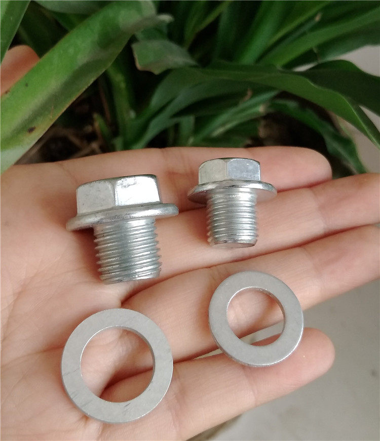 汽车通用油底壳放油螺丝M10M12/M14/M16/M18/M20/M22油堵密封铜垫图片