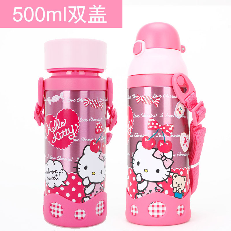 Hello Kitty children pupil 304 Stainless steel mug girl student lovely With cover straw 661429KTin the Tableware , Cup/Cups/Kettle , Mug  category - from Buy2taobao.com to provide professional Taobao agent buy service