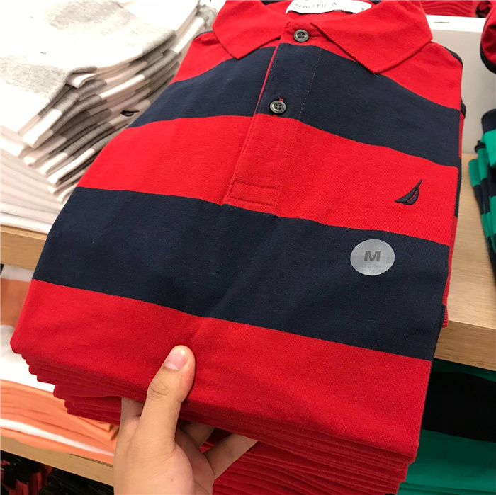 优代 Nautica/诺帝卡男士短袖Polo纯棉棉布特价 美国代购正品