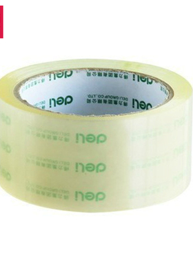 得力30320透明封箱打包胶带大卷宽胶封口批发胶带 粘性强办公用品