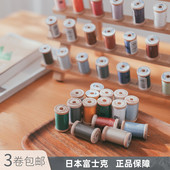 日本富士克35色pice小木轴手缝线 60番拼接贴布缝纫线FUJI手工diy