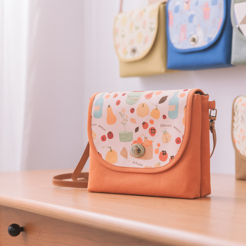 手工自制diy材料包 双层单肩包 手作缝纫布艺 视频制作教程单肩包,居家布艺,缝纫DIY材料套装,淘宝优惠券,粉丝福利购,淘宝优惠卷