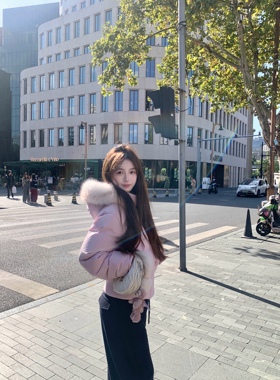 BBen 新国标90白鸭绒羽绒服女短款2025冬季新款连帽绝美冬装外套