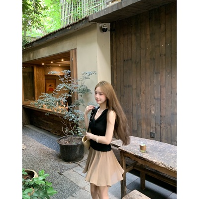 清仓特价 琉璃丝质 设计感不规则半身裙女夏2025新款显瘦短裙子