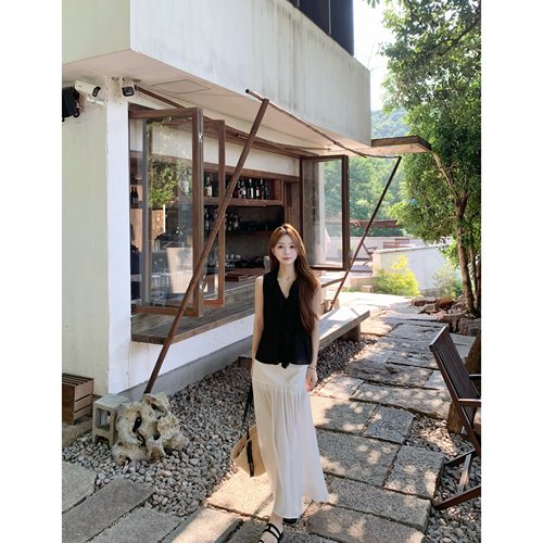 清仓特价侘寂美 飘逸大裙摆半身长裙气质半裙女2025温柔风裙子