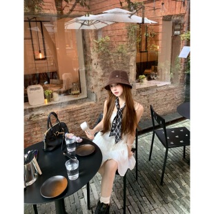 vtg美学 法式 无袖 新款 温柔风打底裙子 连衣裙女内搭2025秋季 BBen