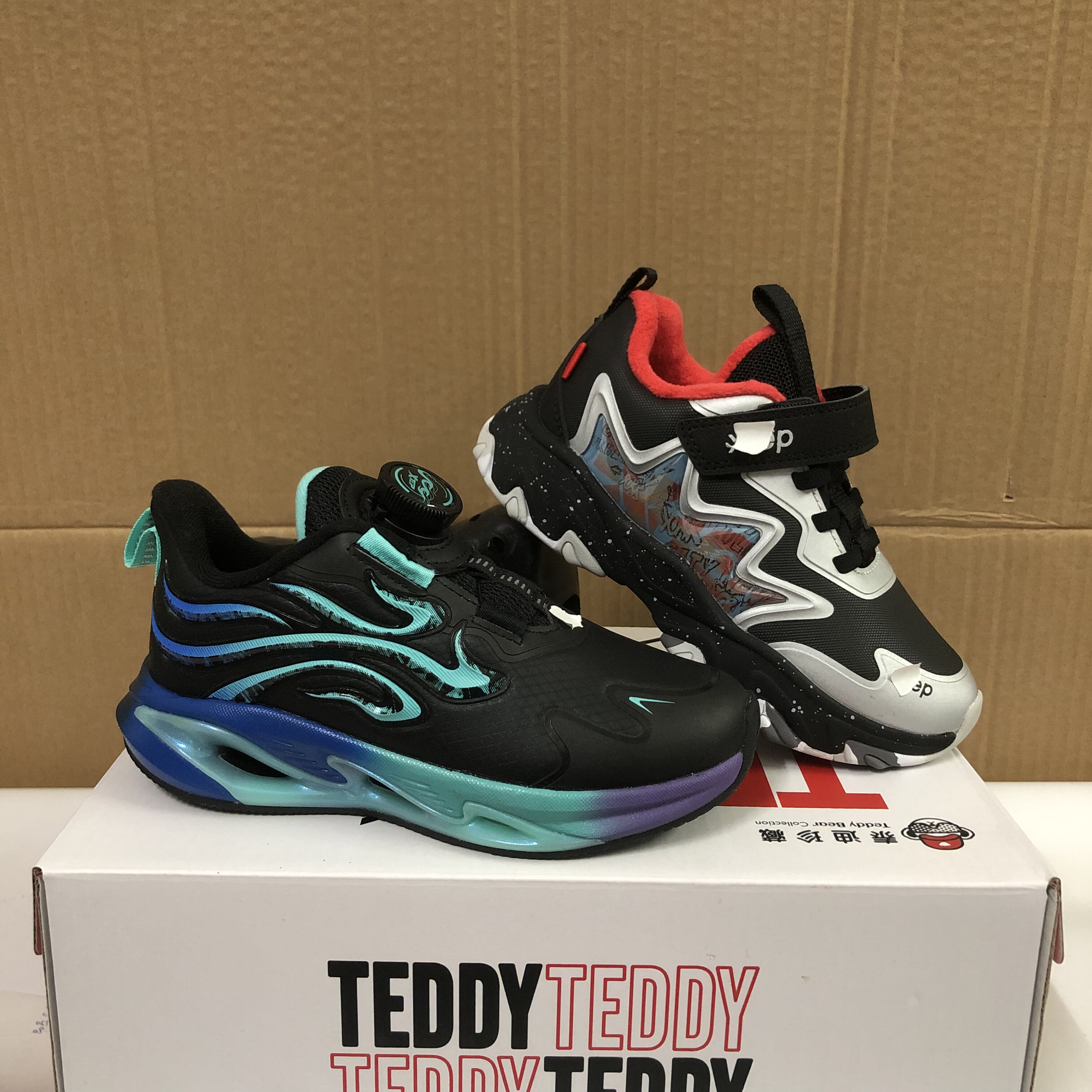 专柜正品品牌童鞋 冬季皮面儿童运动鞋 男童加绒二棉棉鞋 休闲鞋