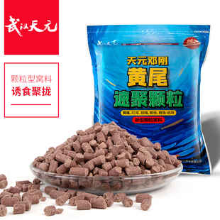 邓刚黄尾速聚颗粒钓鱼饵料窝料鱼料鱼食麻团手抛重窝颗粒 武汉天元