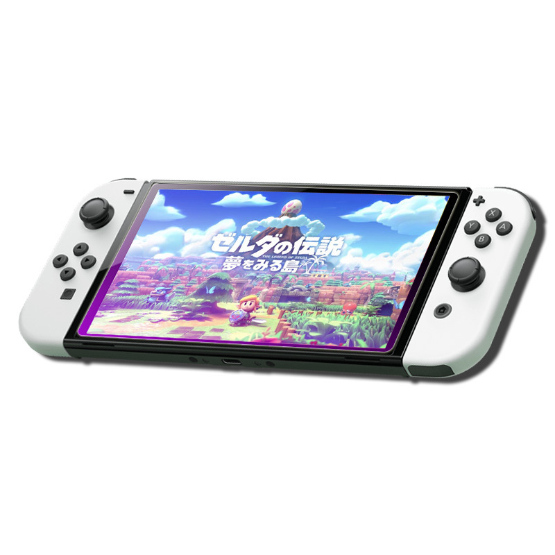 适用任天堂Nintendo Switch OLED钢化膜NS保护膜玻璃膜Lite游戏机