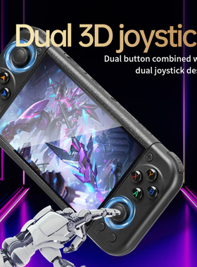 新款RG50XX游戏机5.0寸开源系统横版复古GBA街机双人摇杆PSP掌机