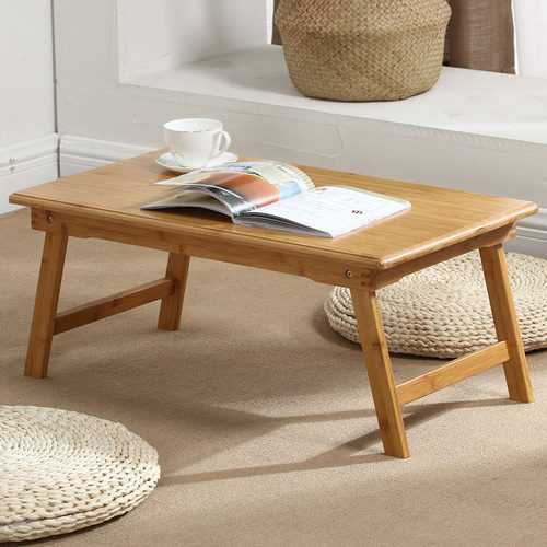 笔记本实木飘窗桌宿舍床上折叠桌