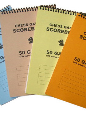 标准正规国际象棋对局记录本比赛训练俱乐部学校专业