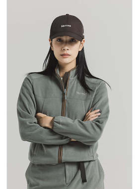 日本代购marmot土拨鼠25秋冬立领拉链抓绒夹克外套女MTFW25WFL034