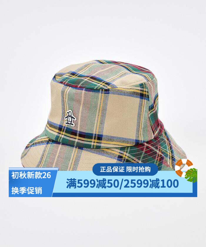 MUNSINGWEAR高尔夫帽格纹渔夫帽