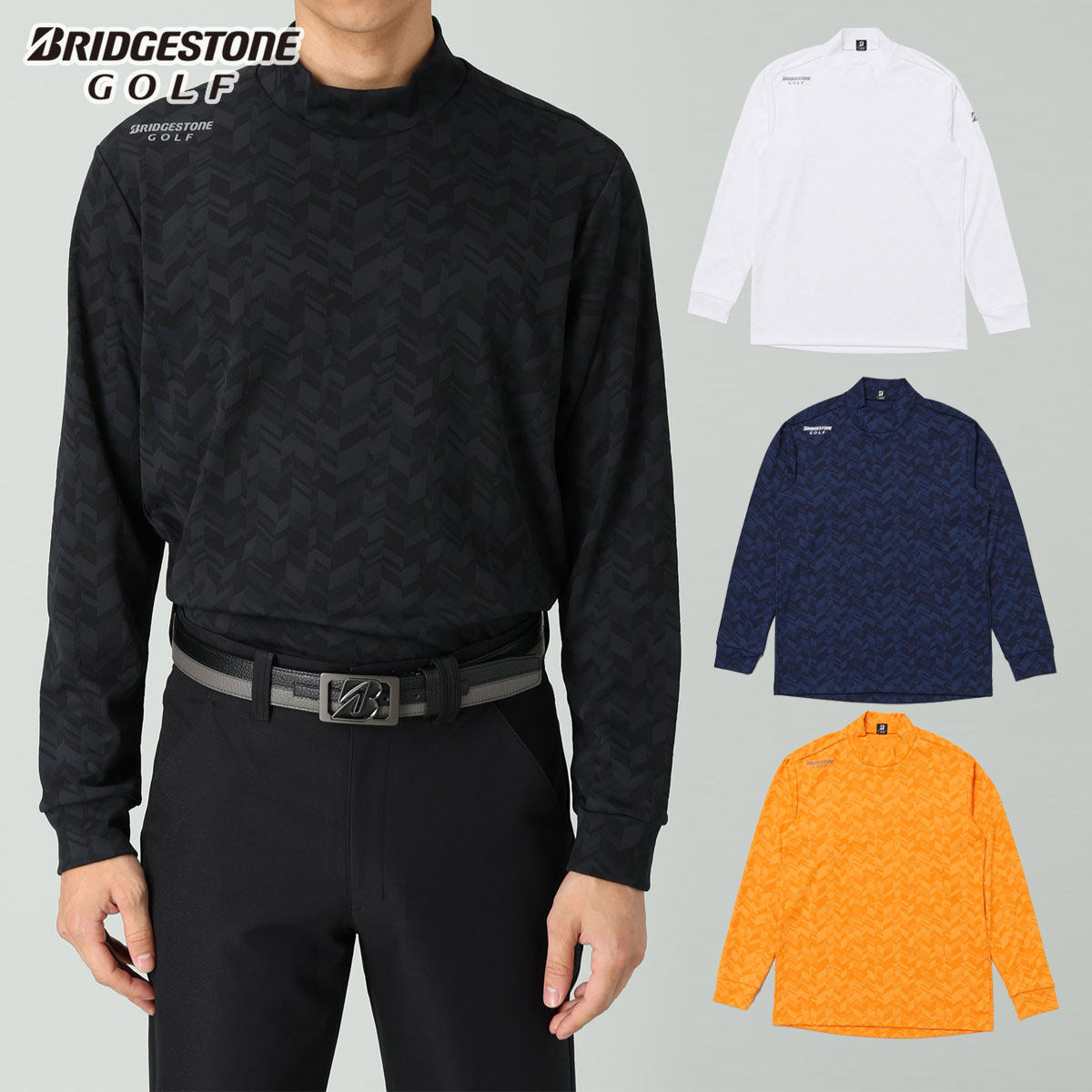 BRIDGESTONE高尔夫长袖T恤弹性