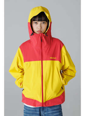 日本代购marmot土拨鼠25春夏防水透湿防风连帽夹克男MTSS25URN006