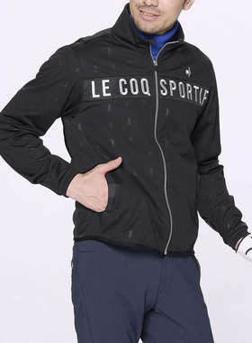 日本Le Coq公鸡男装高尔夫春秋乐卡克防风加绒立领夹克LG4FSW52M