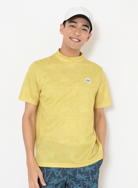 日本Callaway卡拉威高尔夫男装26春夏透气半高领短袖T恤C26134128