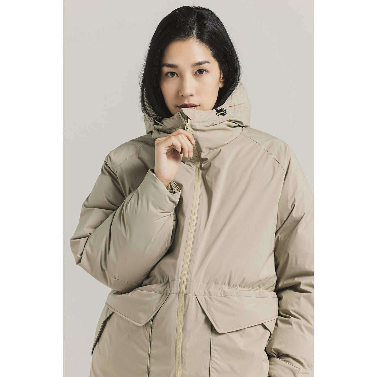日本marmot土拨鼠25冬女款750蓬连帽防泼水羽绒服女MTFW25WDW018
