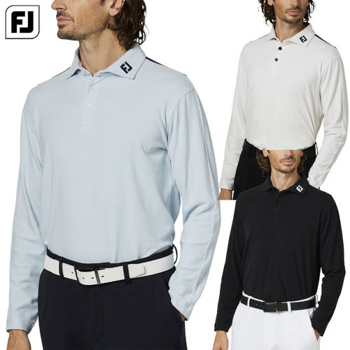 FootJoy高尔夫长袖POLO衫T恤发热