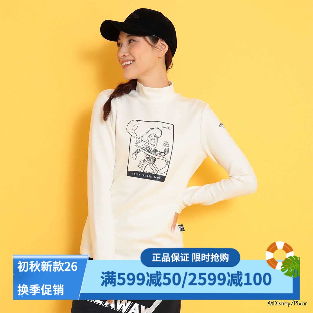 卡拉威高尔夫半高领长袖T恤