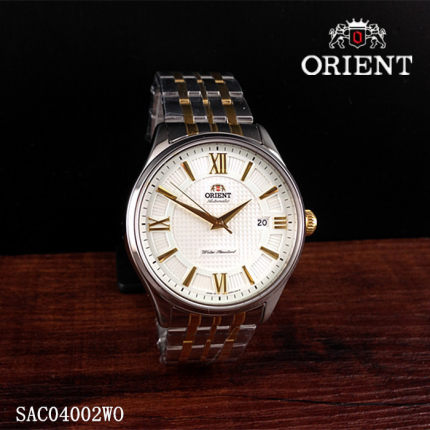 日本Orient/东方双狮手表 正品防水自动机械表 男表日历SAC04002W