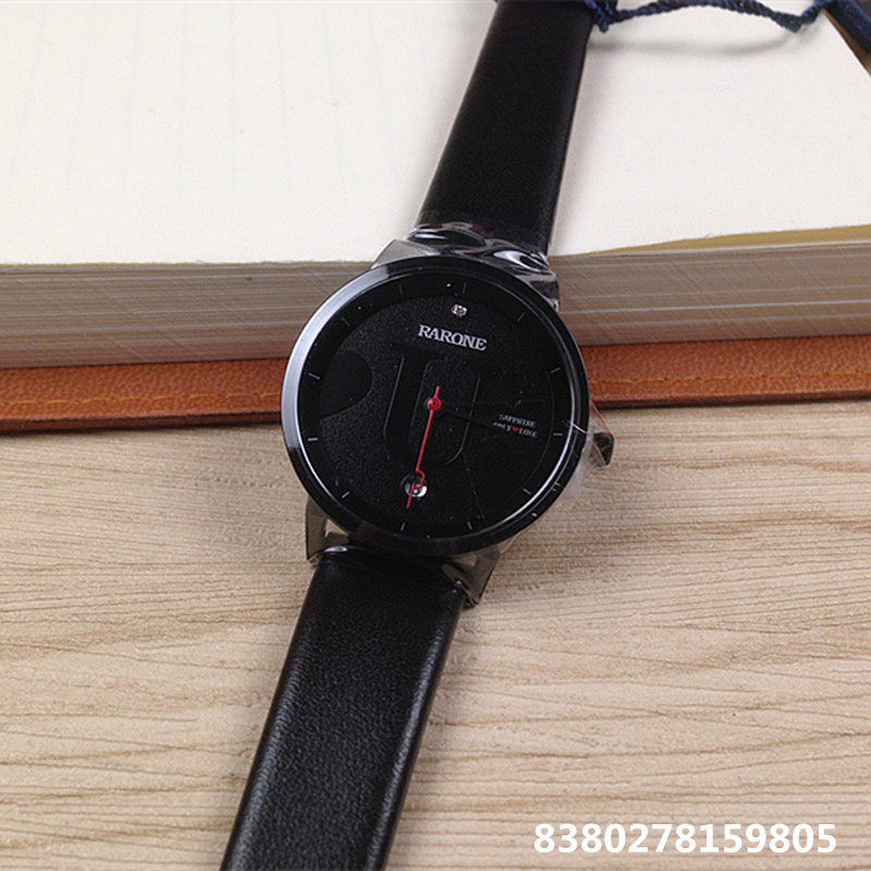 正品RARONE/雷诺手表 女表石英表皮带8380278159805日历8380278