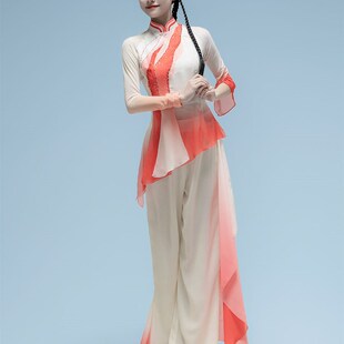 精选新款古d典舞蹈演出服装女胶州秧歌表演服流年同款艺考练功服