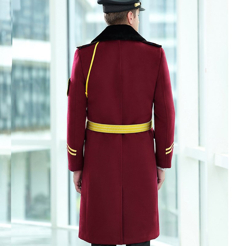 新选形象岗保安呢子大衣r工作服男冬装售楼处酒店迎宾礼宾加厚冬 - 封面