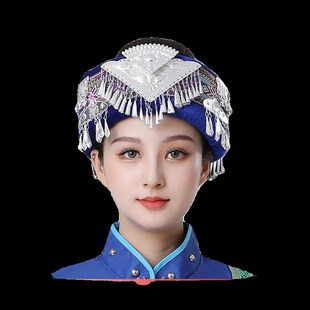 新选新款苗族壮族彝族头饰成人均码民族风舞蹈演出T头饰土家族侗