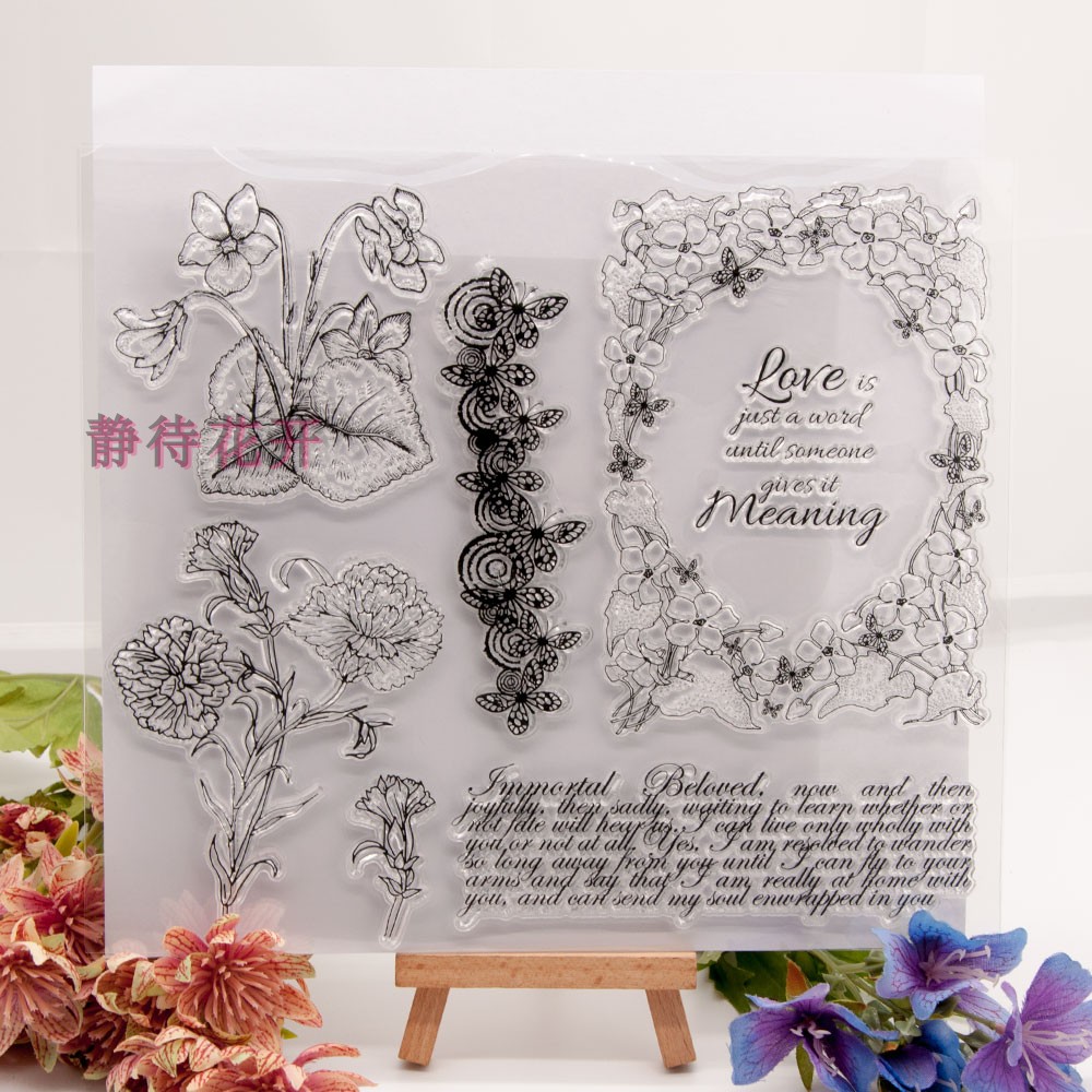 DIY定制成品图章手账硅胶印章