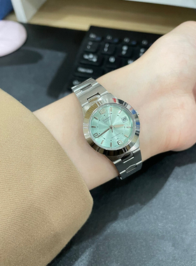 卡西欧女表 简约防水小绿表 学生时尚穿搭精致小表盘LTP-1241D-3A