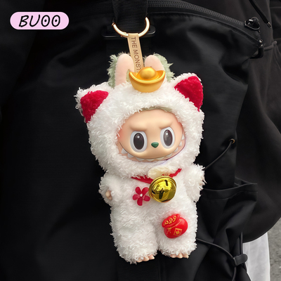 拉布布娃衣一二三代通用招财猫