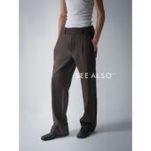 精纺丝光绵羊毛新贵老钱商务休闲垂感西裤 澳洲美丽诺 ALSO SEE