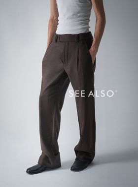 SEE ALSO『澳洲美丽诺』超精纺丝光绵羊毛新贵老钱百搭直筒西裤