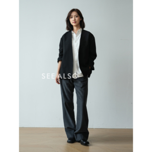 超精纺棉羊毛桑蚕丝老钱道袍外套 黑标限定30件 SA113 ALSO SEE