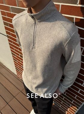 SEE ALSO『黑标限定系列』半拉链户外运动健身基础毛呢保暖卫衣男