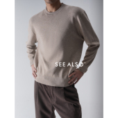 SEE 桑蚕丝绵羊毛新贵老钱秋冬保暖打底毛衣男 礼物 ALSO 国王