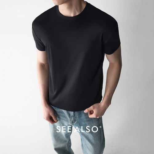 百搭打底衫休闲纯色短袖圆领短袖