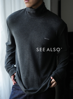 SEEALSO 『row风膨体绒』龙骨秋冬保暖长袖细腻柔软打底衫