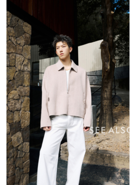 SEE ALSO『100绵羊毛重磅』超精纺丝光毛呢老钱新贵连帽外套夹克