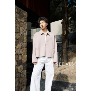 超精纺丝光毛呢老钱新贵连帽外套夹克 100绵羊毛重磅 SEE ALSO