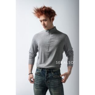 户外运动系列 超精纺绵羊毛天丝亲肤保暖套头打底卫衣 ALSO SEE