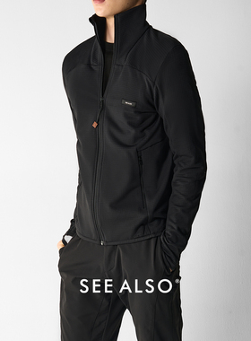SEE ALSO『都市运动』轻量化户外健身肌理感拉链透气训练服外套男